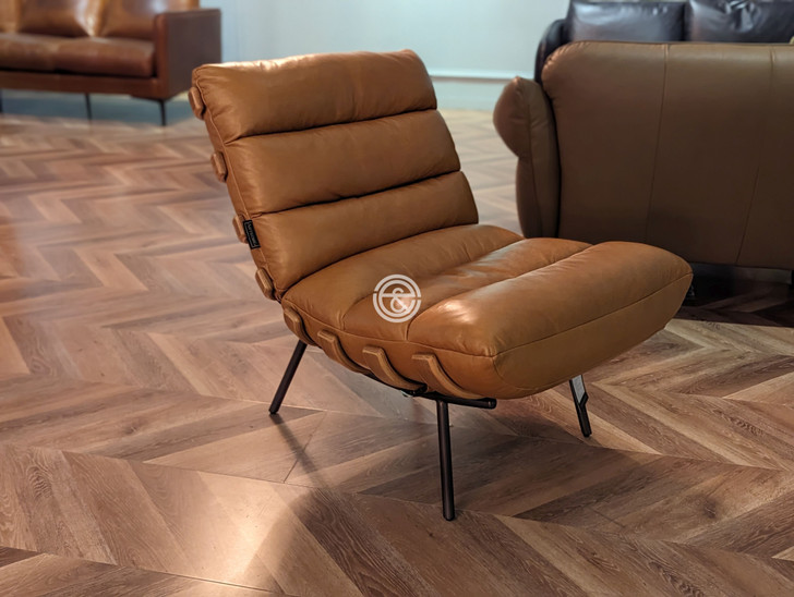 Lennox Chair In Natural Cuba Leather