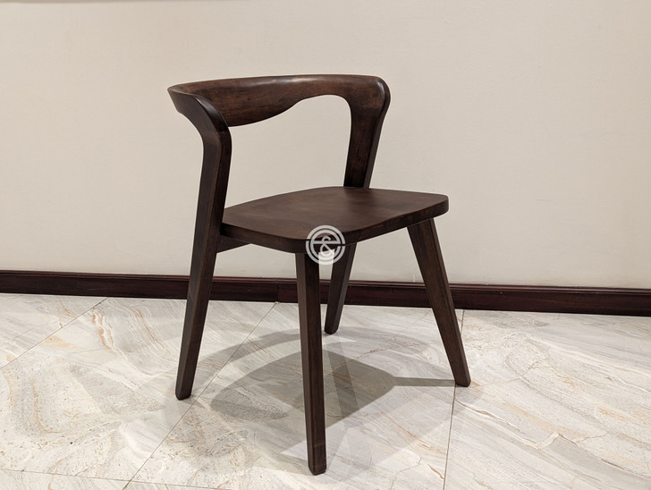 Prive Dining Chair With Wooden Seat