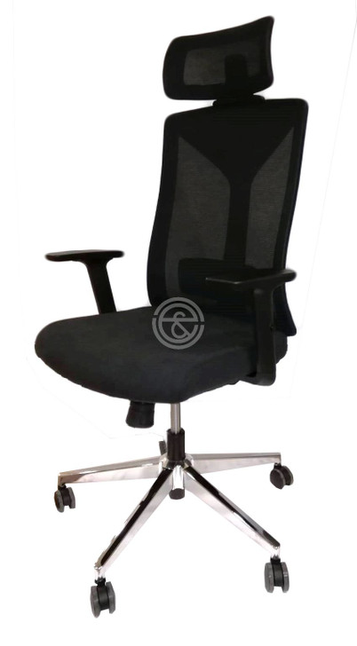 Executive HB Chair In Black Mesh - H2222