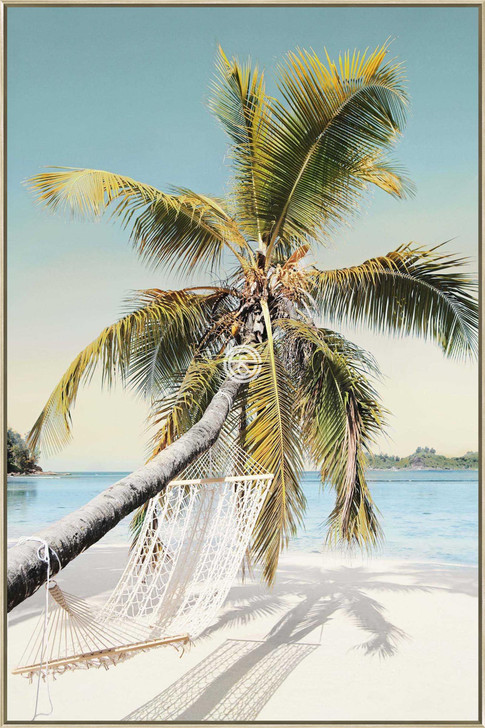 Tempered Glass Wall Art - Palmscape  -BC0133-1-(80X120)CM