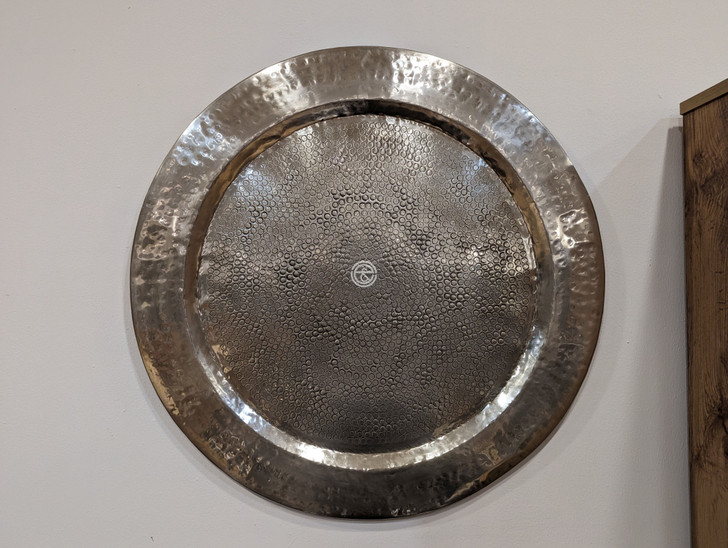 Decorative Brass Tray in Silver Finish (ALT4587)