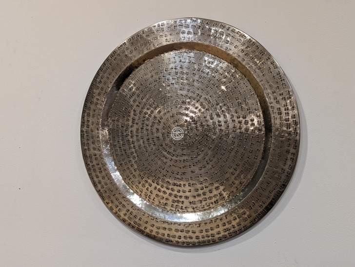 Decorative Brass Tray in Silver Finish (AL9063)