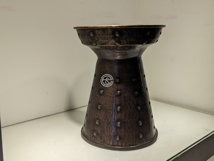 Brass Stool in Copper Black Antique Finish (HIH0685)