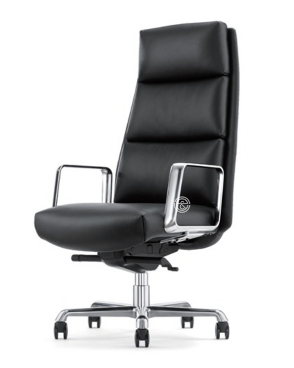 HB Chair A2415 in Black Leather