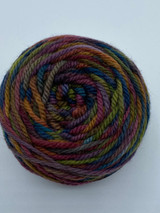 Bulky wool yarn - works up nicely on 8, 9 or 10 needles
