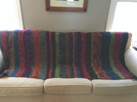 Blanket knitting pattern download using sport weight yarn.