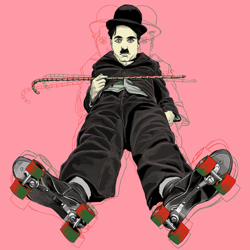 The Timeless Charm of Charlie Chaplin (Pink) The Timeless Charm of Charlie Chaplin (Pink)