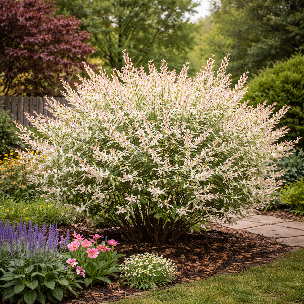 Snow White Willow Shrub
