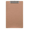 Marbig #43110 Masonite Clipboard Foolscap (Small Clip) Brown | Mega Office Supplies