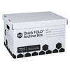 Marbig Archive Box Quickfold with Lid White Box of 15