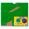 Marbig Book Box Large Green Pack of 5