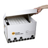 Marbig White Archive Box Binder Carton of 5