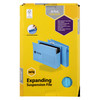Marbig Expanding Suspension Files with Tabs Blue Pack of 20