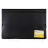 Marbig #9006502 Expanding File Polypropylene 12 Pocket - Foolscap Black | Mega Office Supplies
