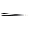 Rexel Flat Style Lanyards with Swivel Clip #9805002 - Pack of 10 Black | Mega Office Supplies
