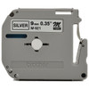 Brother Cassette Thermal Tape M921 9mm x 8m Black on Silver