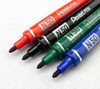 Pentel Red N50 Bullet Point 1.5mm Permanent Marker Box of 12