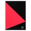 Marbig Notebook A5 with Index 200 Page Red Black
