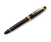 Pilot 600267 Custom 823 Fountain Pen Black Barrel 14K Gold Medium Nib