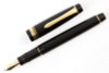 Pilot Justus 95 Fountain Pen Black Stripe Barrel 14K Gold Fine Nib