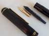 Pilot Fountain Pen Justus 95 Black Stripe Barrel 14K Gold Fine Nib