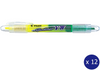 Pilot Sw-Slvw-Yg Spotliter Vw Dual Highlighter 3.3Mm Chisel Yellow/Green Box Of 12 | Its A Mega Thing
