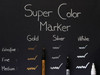 Pilot 605512 Super Color Silver Permanent Marker Fine 3.0mm Box of 12