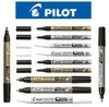Pilot 605512 Super Color Silver Permanent Marker Fine 3.0mm Box of 12