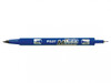 Pilot Blue Twin Permanent Marker Dual Nib Box of 12