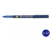 Pilot Hi-Tecpoint V7 Liquid Ink Rollerball 0.7mm Blue Box of 12