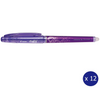 Pilot bl-frp5-v Frixion Point 0.5mm Erasable Gel Ink Pen Violet Box 12 | It's A Mega Thing