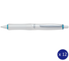 Pilot 623628 Dr Grip Pure White Ballpoint Pen Medium 1.0Mm Black Ink Box Of 12 | Its A Mega Thing