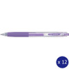 Pilot Poplol Retractable Gel Pen 0.7mm Pastel Violet Box of 12