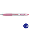 Pilot Poplol Retractable Gel Pen 0.7mm Metallic Pink Box of 12