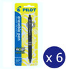 Pilot blrt-fr7-b 636141 Frixion Clicker 0.7mm Retractable Erasable Gel Rollerball 1Pk Black Pack of 6 | It's A Mega Thing