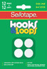 Sellotape Hook and Loop Pack of 125 Spots Set of 12