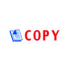Deskmate 0273660 Dual Colour Pre-Inked Office Stamp "Copy" Blue/Red | Its A Mega Thing