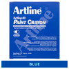 Artline 104003 40 Permanent Paint Crayon Marker Bullet Blue Box 12 | Mega Office Supplies