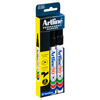Artline 90 Permanent Marker 5mm Chisel Nib Black 109067 2Pk | Mega Office Supplies