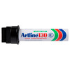Artline Permanent Marker 30mm Chisel Nib Black 113001 130 Box 6 | Mega Office Supplies