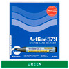 Artline 157904 579 Whiteboard Marker 5mm Chisel Nib Green Box 12 | Mega Office Supplies