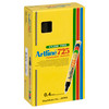 Artline 725 Permanent Marker 0.4mm Plastic Nib Black 172501 Box 12 | Mega Office Supplies