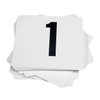 Esselte 31716 Table Numbers 1 to 10 White 10x10cm Pack 10