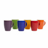 Weatherdon Connoisseur Assorted Coloured Mugs 370ml – Set of 6