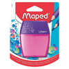 Maped Shaker Sharpener Blue Pink Turquoise 2-Hole Hangsell