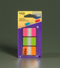 Post-it 686-PGOT Durable Tabs Pink Green Orange 25 x 38mm