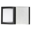 Marbig Professional Display Book 20 Pocket Refillable with Frame Black