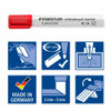 Staedtler Lumocolor Whiteboard Marker Non-Permanent Black Chisel Tip 351 B-9