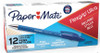 Papermate FlexGrip Ultra Retractable Ballpoint Pens Blue – Box of 12