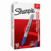 Sharpie Permanent Marker Fine Point Blue Box of 12